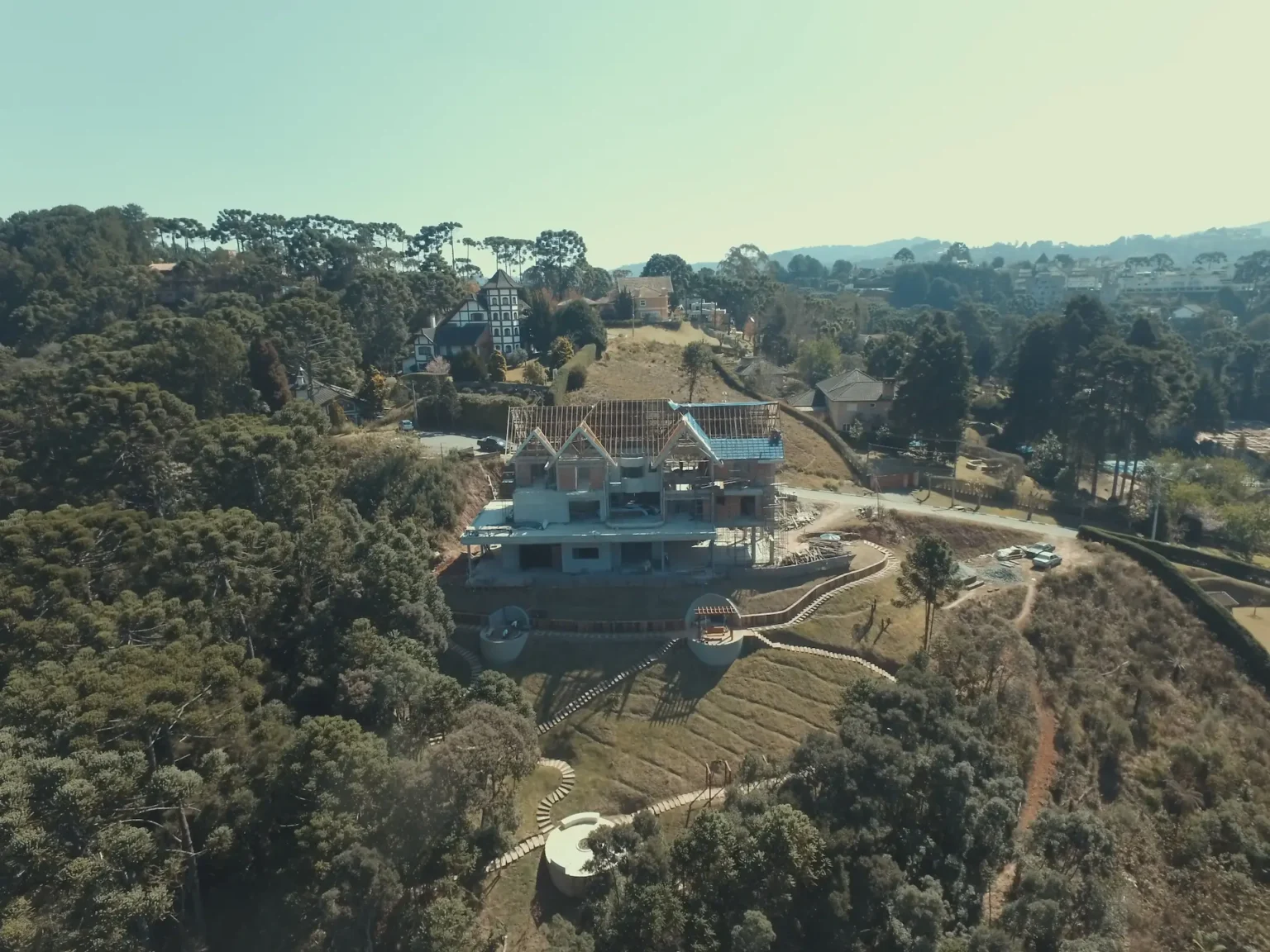 Obra executada pela JF Engenharia em Campos do Jordão e região